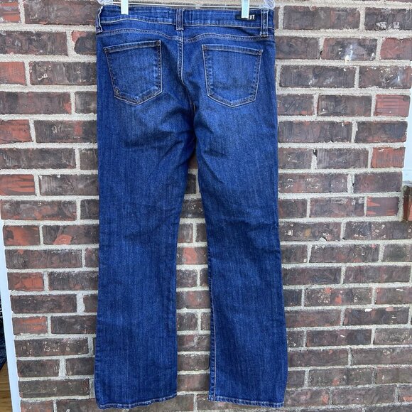 Kut from the Kloth Size 10 Natalie High Rise Bootcut Blue Jeans Medium Wash - Picture 2 of 7